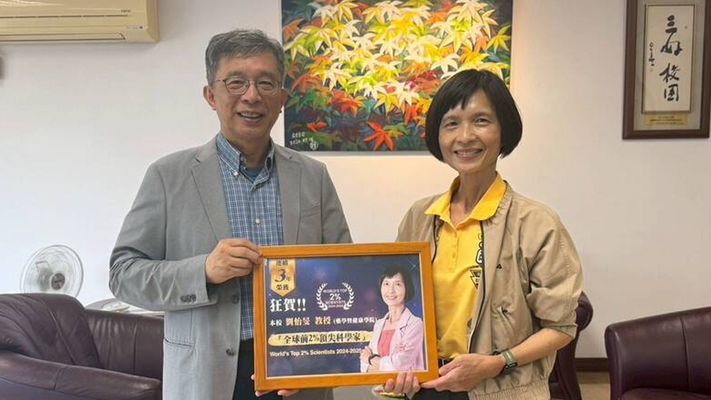 連3年登全球前2%頂尖科學家 大仁科大教授劉怡旻連旅行也在寫論文